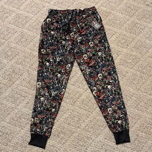 Ed Hardy - Men's Pitbull and Dragons Design Joggers - Size S